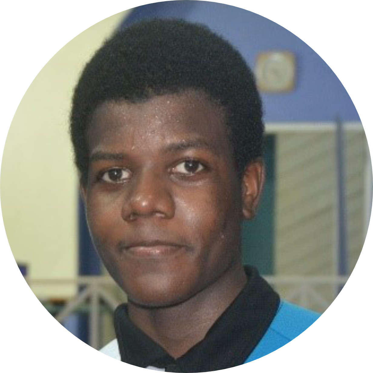Bajan international Marcus Smith smirking after a table tennis coaching session via Universal Table Tennis.